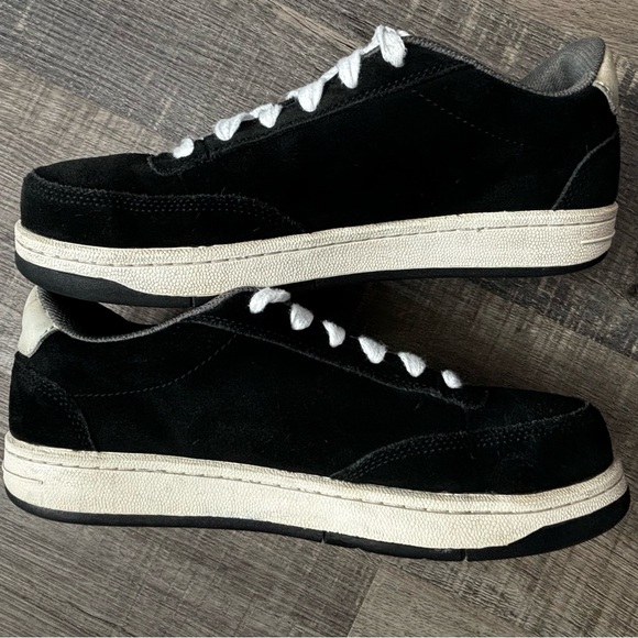 Harley Davidson Suede Steel Toe Shoes, EUC - Picture 11 of 16